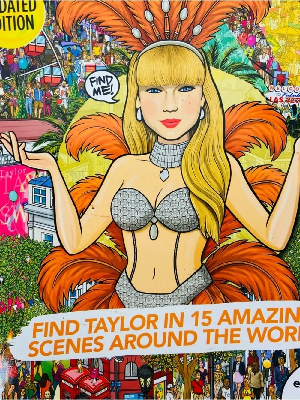 Taylor Swift colorful illustrated
